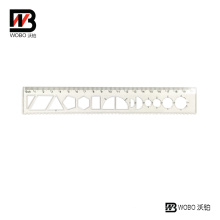 School Office Stationery Shape Plastic Ruler